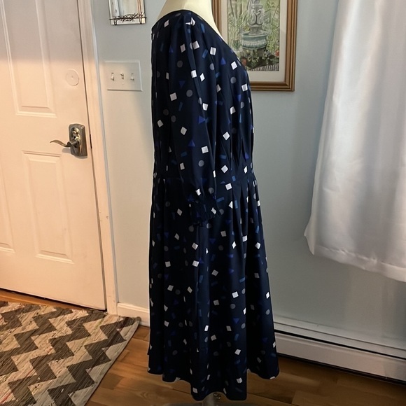 eShakti Fully Lined Confetti Fancy Dress with Pockets Size 2X 20W - Picture 8 of 14